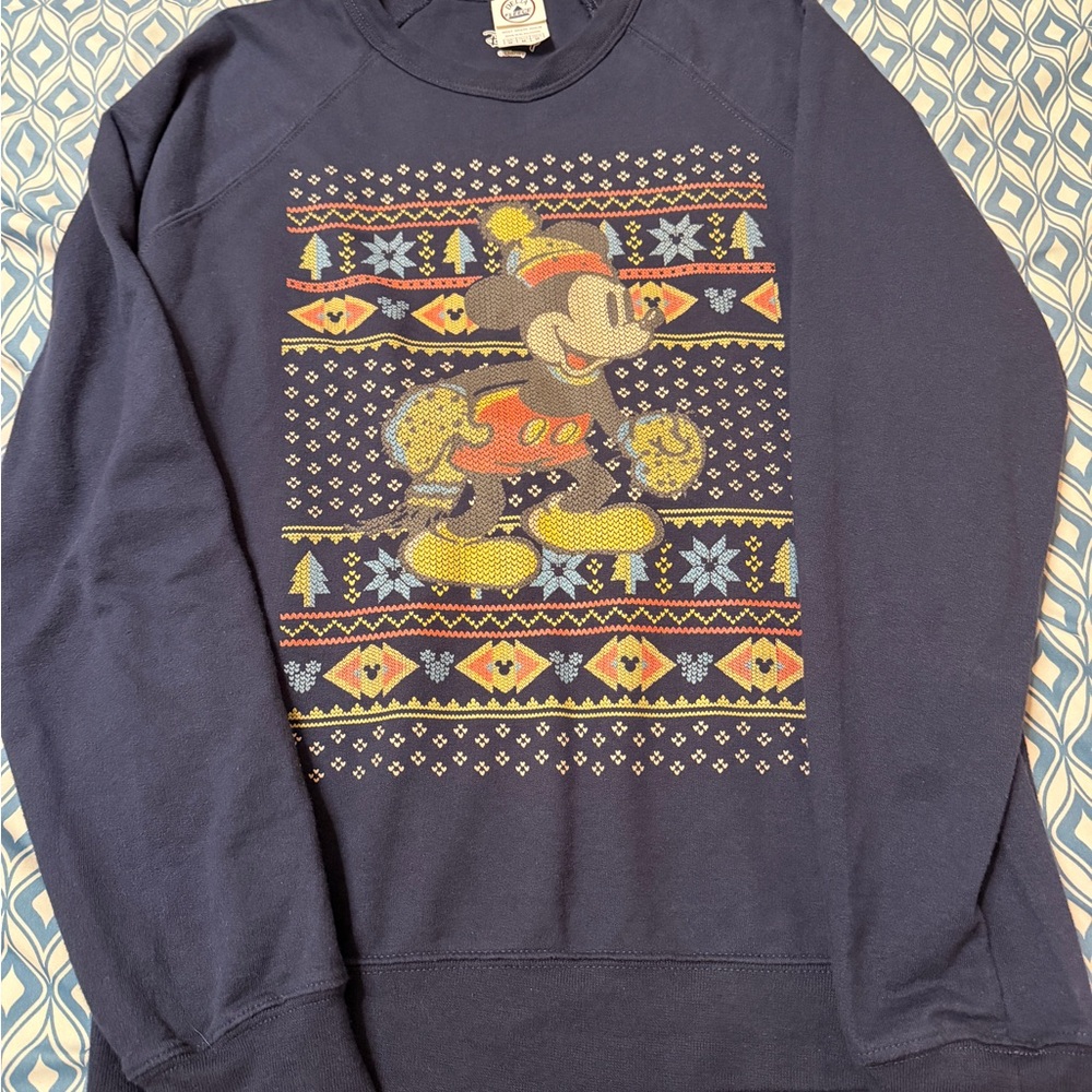 Disney Men's Blue Sweater